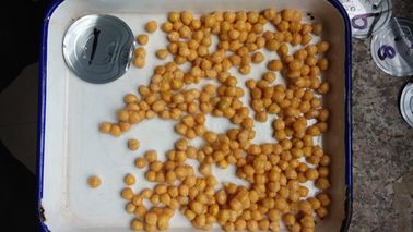 حمص لذيذ معلب في ماء مالح 3 سنوات الجرف الحياة سهل فتح القصدير 425g ، 567g ، 800g