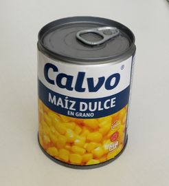نواة الذرة الحلوة المعلبة القابلة للتكديس مع غطاء سهل الفتح 241 غرام Maiz Dulce