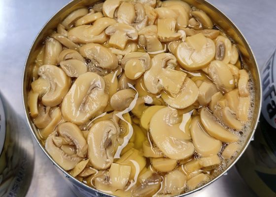 الاحتفاظ في مكان بارد وجاف الفطر المعلبة الخضروات المعلبة النكهة المتسقة والملمس مثالية للمطبخ التجاري