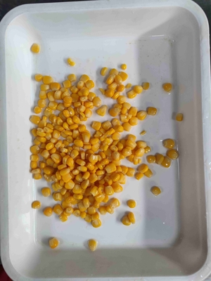 القصدير الأصفر الناعم المحجوز الذرة الحلوة كاملة النواة